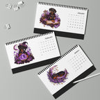 Copy of Witchy Doberman 2027 Desktop Calendar | 10 x 5 Desk Calendar