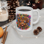 Not Your Average Cowgirl Mug | Colorful Cow Coffee Cup