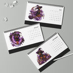 Copy of Witchy Doberman 2027 Desktop Calendar | 10 x 5 Desk Calendar