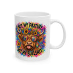Not Your Average Cowgirl Mug | Colorful Cow Coffee Cup