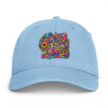 Stay In Your Lane Baseball Cap | Colorful Hippie Boho Hat | Retro Peace Sign Flower Cap | Weird Gift