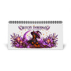 Copy of Witchy Doberman 2027 Desktop Calendar | 10 x 5 Desk Calendar
