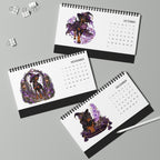 Copy of Witchy Doberman 2027 Desktop Calendar | 10 x 5 Desk Calendar