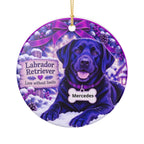 Personalized Labrador Retriever - Christmas Ornament - Custom Name Ornament
